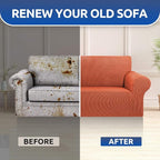 KEKUOU Stretch Loveseat Sofa Cover Slipcover, Couch Covers - Image 7