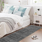 Washable Runner Rug 2'6''x14'Moroccan- Non Slip Hallway Rugs Rubber Backing - Image 2
