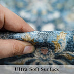 3x6 Washable Entryway Area Rugs: Vintage Easy to Clean Kitchen Rug Runner Soft - Image 6