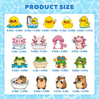 Kids Bathtub Mat Non Slip with 17PCS Bathtub Stickers for Toddlers