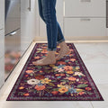 2x5 Entryway Runner Rugs, Non Slip Washable Rugs by WelcometoBabovid