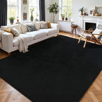 AROGAN Modern Shag Area Rug for Bedroom, 4x6 Feet Washable for Living Room - Image 3