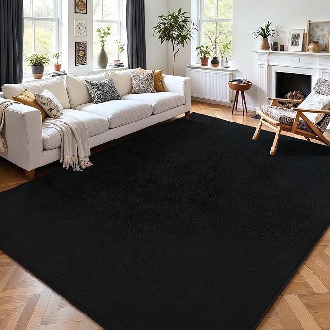 AROGAN Modern Shag Area Rug for Bedroom, 4x6 Feet Washable for Living Room - Image 3
