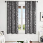 Deconovo Grey Blackout Curtains - Image 2