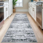 Lansny Modern Abstract Runner Rug 2.6x8 - Image 2