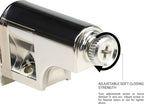 25 Pack Rok Hardware Soft Close Damper for Cabinet Doors/Compact/SoftClose Cabinet Adapter/Hardware/Hinge Polished Nickel Finish, SCD103
