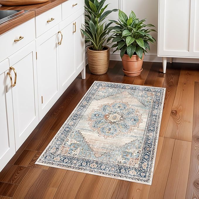 Washable Hallway Runner Rug 2x3 - Image 3