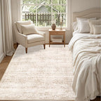5x7 Area Rugs Living Room Rug: Washable Vintage Boho Rug No Slip Stain - Image 4
