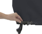 Classic Accessories Ravenna Water-Resistant 32 Inch Built-in BBQ Grill Top Cover, Black