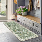 Yamaziot Washable Runner Rug 2x5 – Non Slip Boho Floral Hallway Runner Rug - Image 7