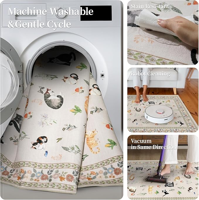2x10 Washable Hallway Runner Rug - Image 8