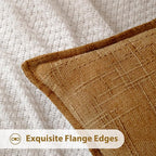 HPUK Fall Chenille Soft Throw Pillow Covers 18x18 Set of 2, Accent Cushion - Image 2