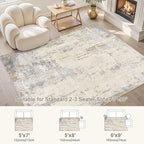 UERMEI 5x7 Area Rug Living Room Rugs - Image 2