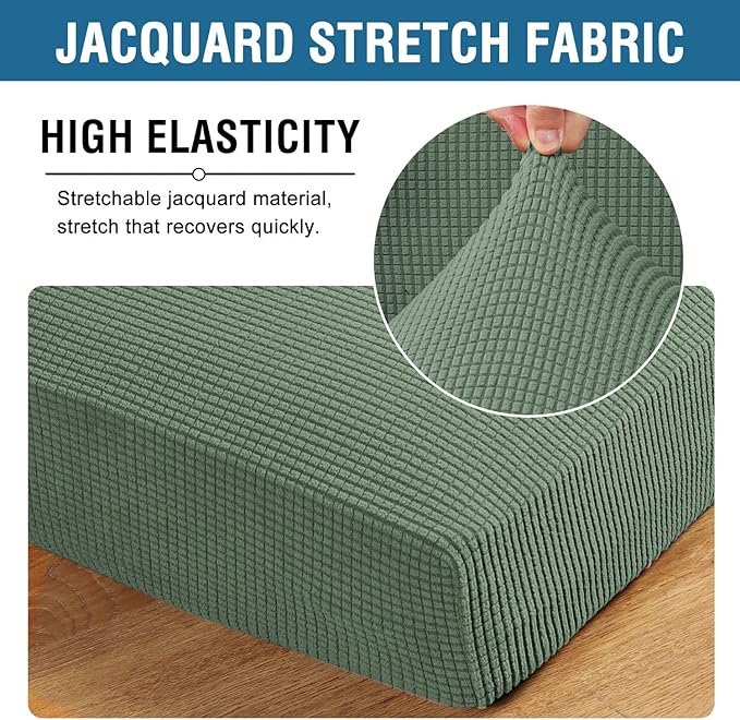 H.VERSAILTEX Super Stretch Individual Seat Cushion Covers - Image 4