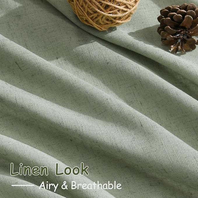 Desert Sage Linen 112 Inch Curtains - Image 4