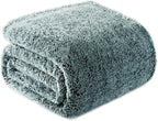 Exclusivo Mezcla Plush Fuzzy Fleece Throw Blanket Extra Large, Super Soft - Image 5