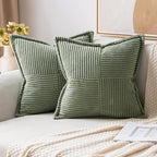 MIULEE Decorative Euro Sham Throw Pillow Covers by MIULEE