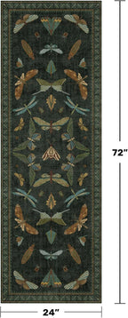 Hazo Haus Washable Insect 2x6 Runner Rug - Image 2
