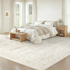 Living Room Rugs 8x10: Washable Moroccan Geometric Boho Rug Farmhouse Non Slip - Image 2