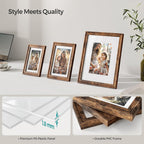 SONGMICS Gallery Wall Frame Set of 10, Hanging or Tabletop Display