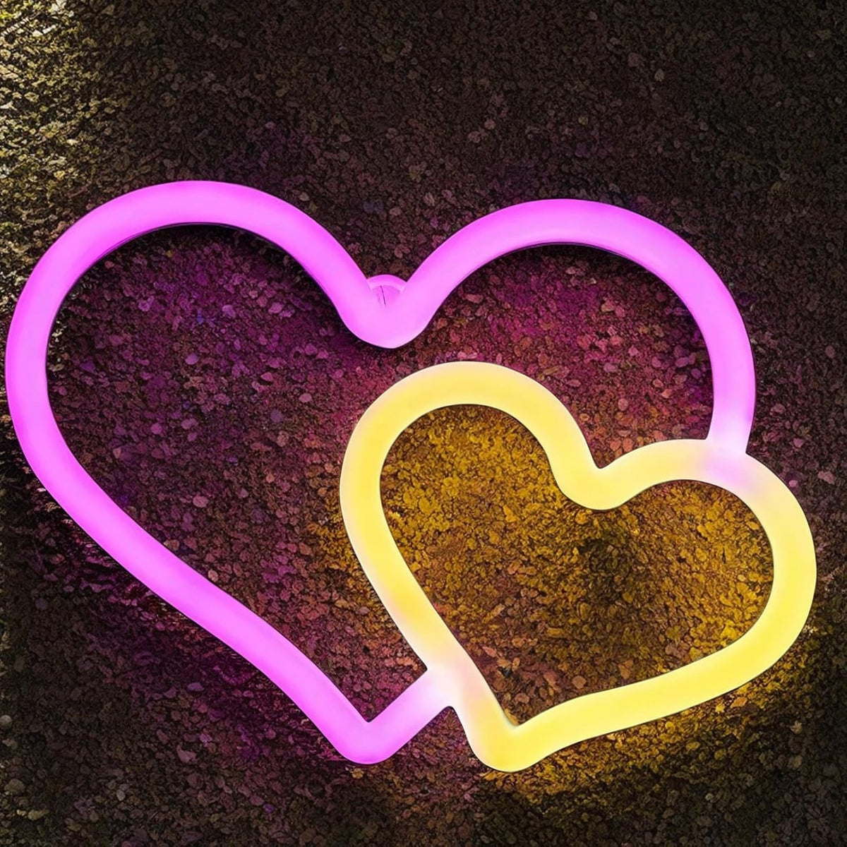 BRIGHTDECK 3 Pack Butterfly Neon Signs for Bedroom, Pink Purple White