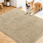 OLANLY Dog Door Mat for Muddy Paws 40x32, Absorbs Moisture and Dirt, Absorbent by OLANLY