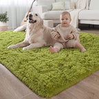 LOCHAS Ultra Soft Indoor Modern Area Rugs Fluffy Living Room Carpets - Image 2