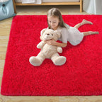 Pionblank Fluffy Area Rug for Bedroom 4x6 Feet, Shag Soft Rug for Living Room - Image 7
