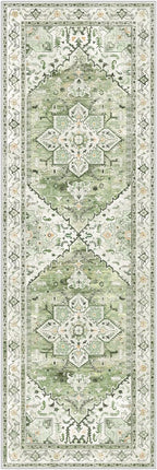 Yamaziot Washable Runner Rug, 2x6 Non-Slip Boho Vintage Hallway Rug Runner - Image 2