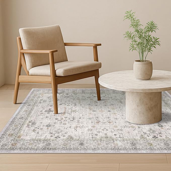 Hazo Haus Boho 4x6 Living Room Rug by HazoHaus