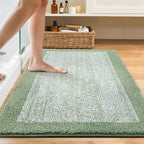 48x32 Large Bathroom Rugs Washable Non Slip, Soft Absorbent Quick Dry Mats - Image 2