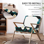 8Pcs Outdoor Cushion Covers, Patio Cushion Covers, Stretch Elastic Slipcovers - Image 4