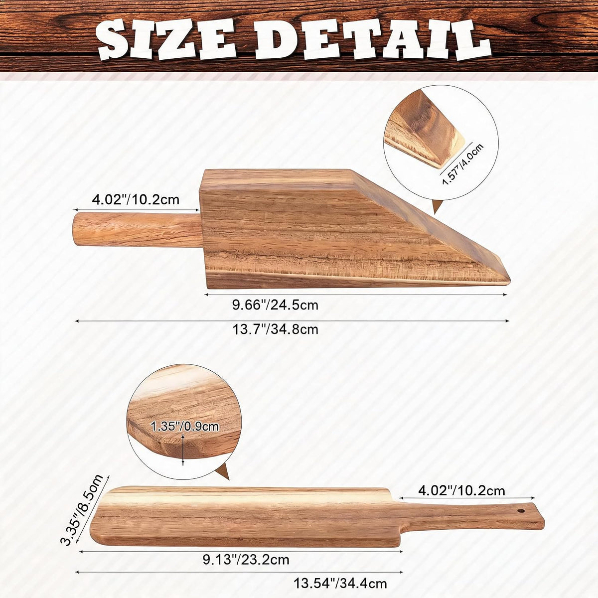 Mattress Lifter & Sheet Tucker Tool Set, Mattress Wedge Elevator, Bed Sheet Tucking Paddle, Used for Lifts & Holds The Mattress, Tucks Sheets, Removes Sheets, Alleviating Back Pain (Walnut)