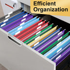 Hanging File Folders, 60 Pack Letter Size Hanging File folders with 1/5-cut Tabs, Stay Organized for Your Home and Office Bulk File, Documents and Paper, 10 Colors