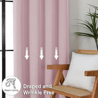 Simplebrand Ava Blush Blackout Curtains - Image 7