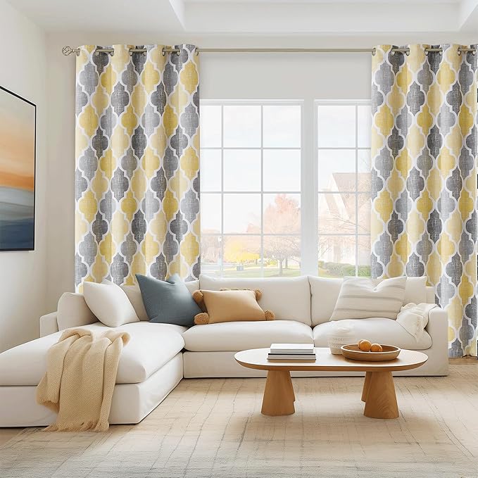 Beauoop 100% Blackout Curtains 108 Inches Long 2 Panels - Image 7