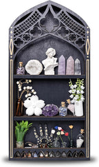 Crystal Shelf Display, Goth Room Decor, Trinket Shelf, Display Shelves