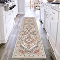 Yamaziot Washable Runner Rug, 2x8 Non-Slip Boho Vintage Hallway Rug Runner by Yamaziot