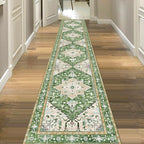 Yamaziot Washable Runner Rug, 2x10 Non-Slip Boho Vintage Hallway Rug Runner - Image 7