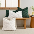 decorUhome St. Patrick’s Day Shamrock Pillow Covers 12x20 Inch Set of 2 - Image 3
