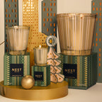 NEST New York Scented 3-Wick Christmas Tree Candle, Birchwood Pine