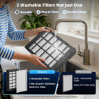 Nuwave Forever Plus Air Purifier for Home with Washable Filters