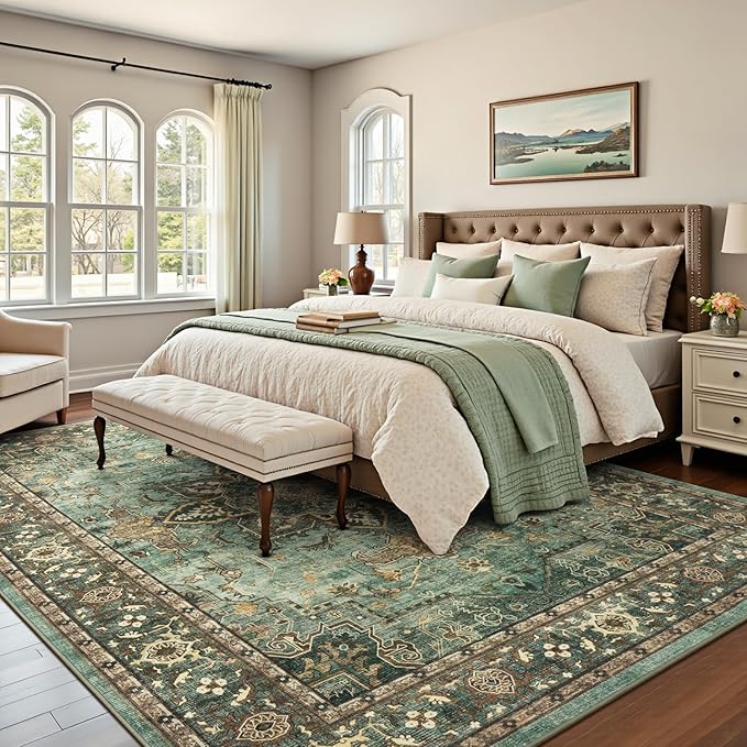 Lofus 9x12 Area Rugs for Living Room, Washable Area Rug, Rugs for Bedroom - Image 2
