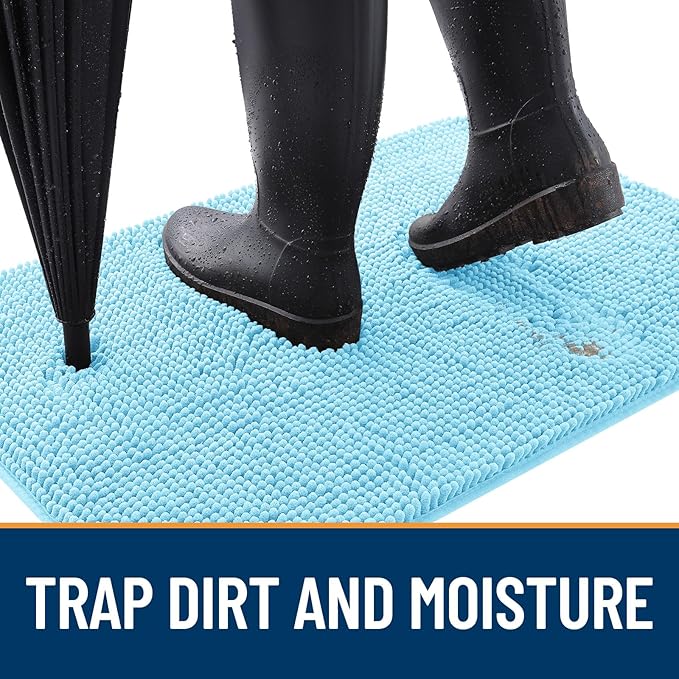 OLANLY Dog Door Mat for Muddy Paws 24x16, Absorbs Moisture and Dirt, Absorbent - Image 2