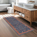 Hazo Haus Navy Blue Runner Rug 2x7 - Image 8
