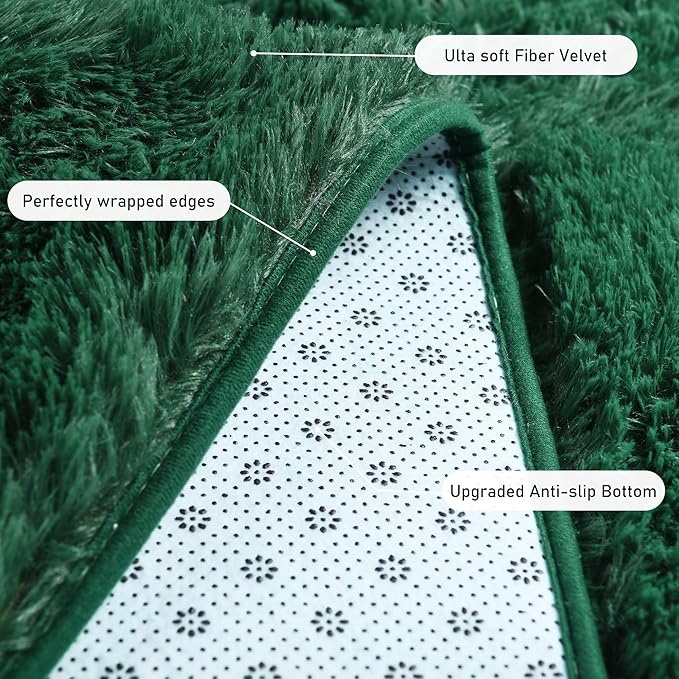 Runner Rugs for Bedroom 2x6 Rug Runners for Hallways Non Slip Soft Shag Bedside - Image 5