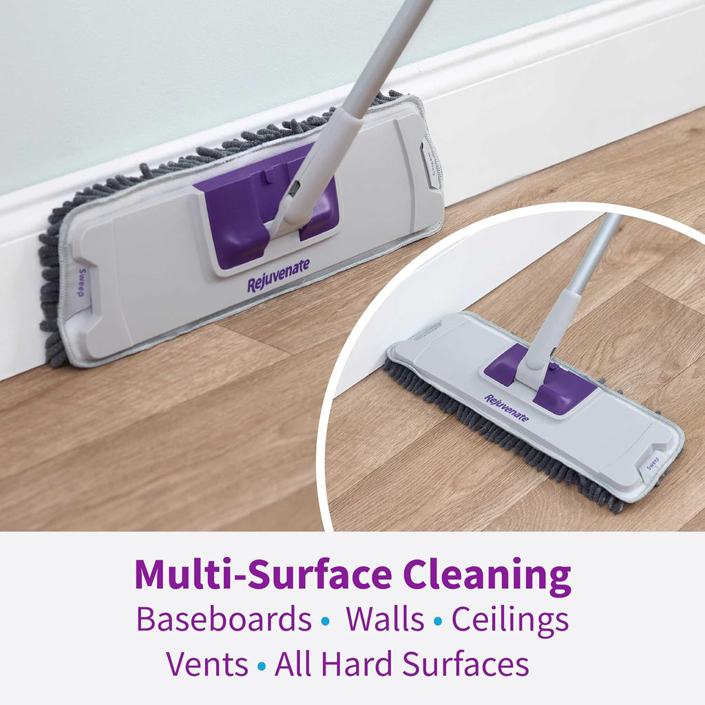 Rejuvenate PowerMax Multi-Surface Sweeper Mop for Floor Cleaning, 1 Count