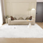 ORINOVA White Fluffy 5x7 Washable Area Rugs - Image 7