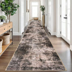 IOHOUZE Abstract Runner Rug 3x18 Ft Washable Runners by iOhouze