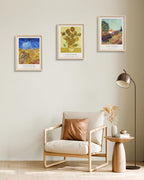HesenDot Van Gogh Framed Wall Art,Vintage Canvas Prints Set of 3